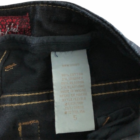 Baby Phat Rolled Cuff Metallic Thread Capri - Picture 4 of 6